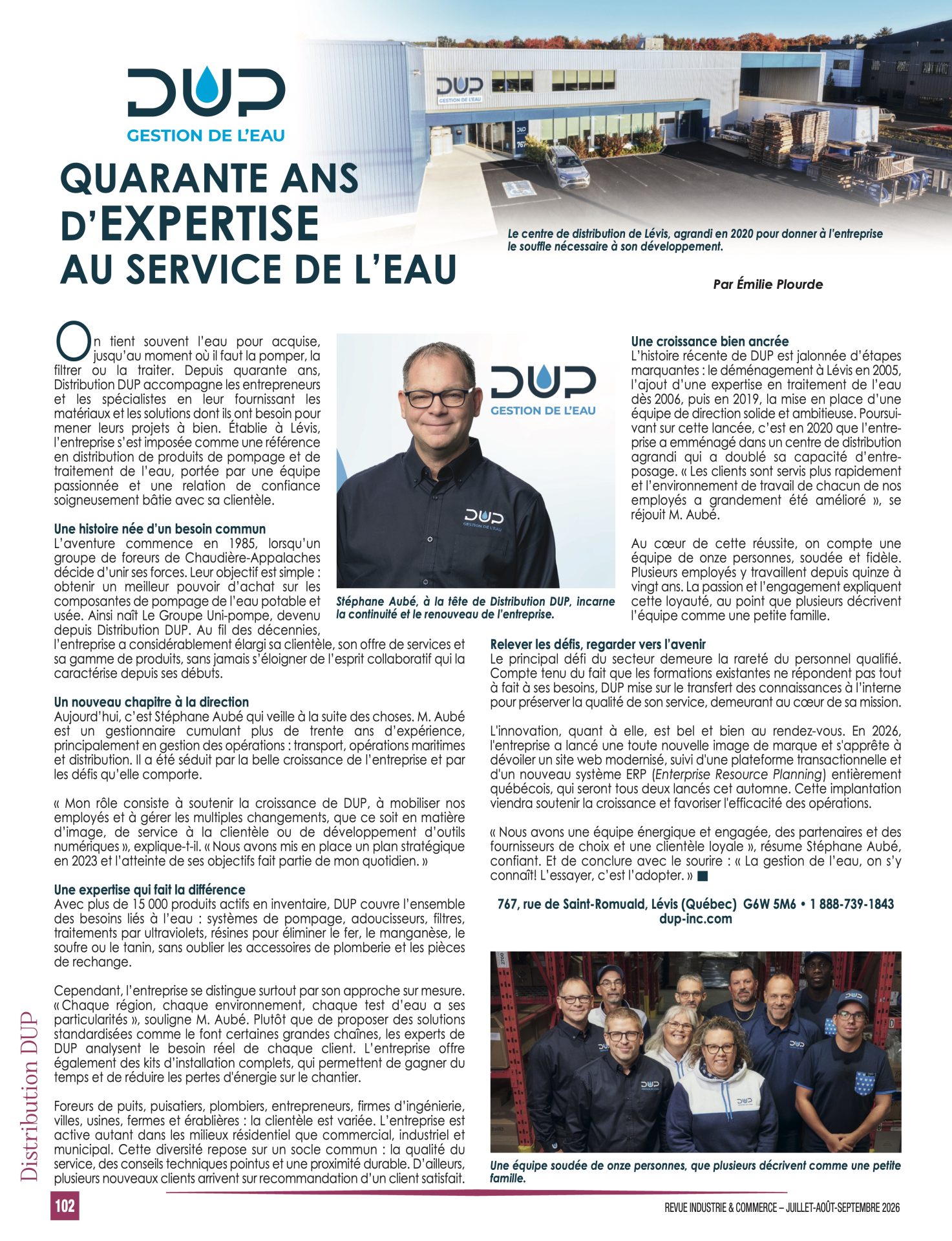 Article DUP Industrie et Commerce 2026